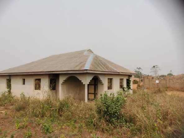 This is property is a three-bedroom flat and available for sale at Oke Ela, Ilaro, Ogun State